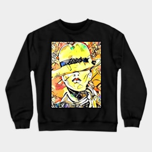 Woman with hat, motif 3 Crewneck Sweatshirt